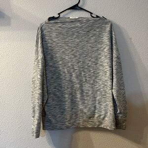 Maurice’s wide neck sweatshirt with zip shoulder size small